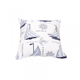 Cushion Cover A 13 - Boat Print (45 x 45cm)